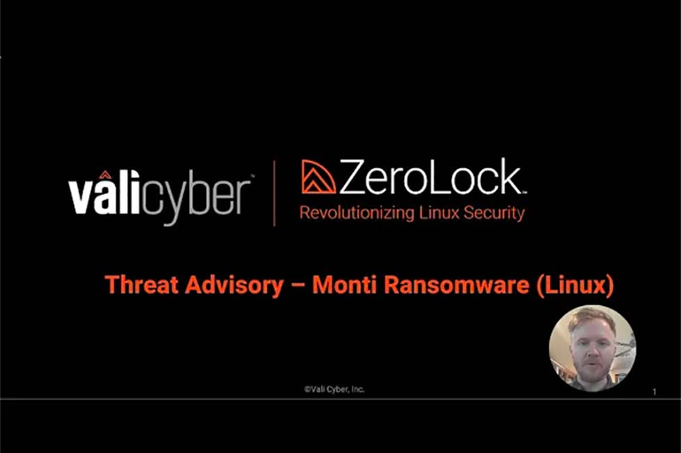 Monti Ransomware vs. Vali Cyber’s ZeroLock: Detected and Stopped