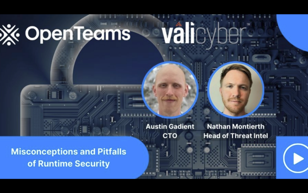 Webinar: Misconceptions and Pitfalls of Runtime Security