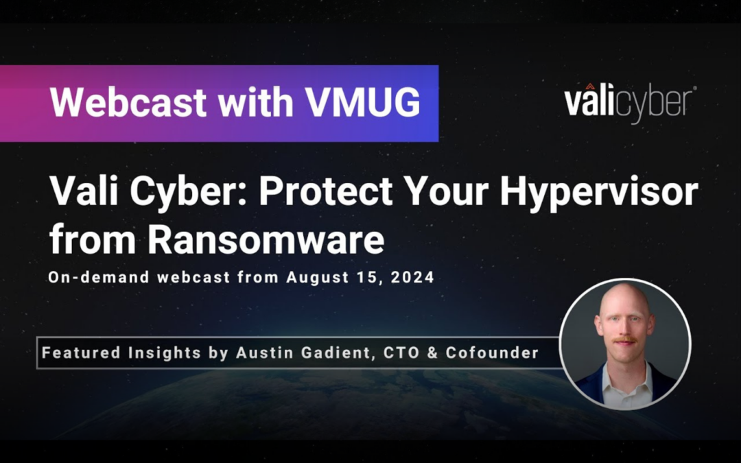 Webcast: Protect Your Hypervisor from Ransomware with ZeroLock®