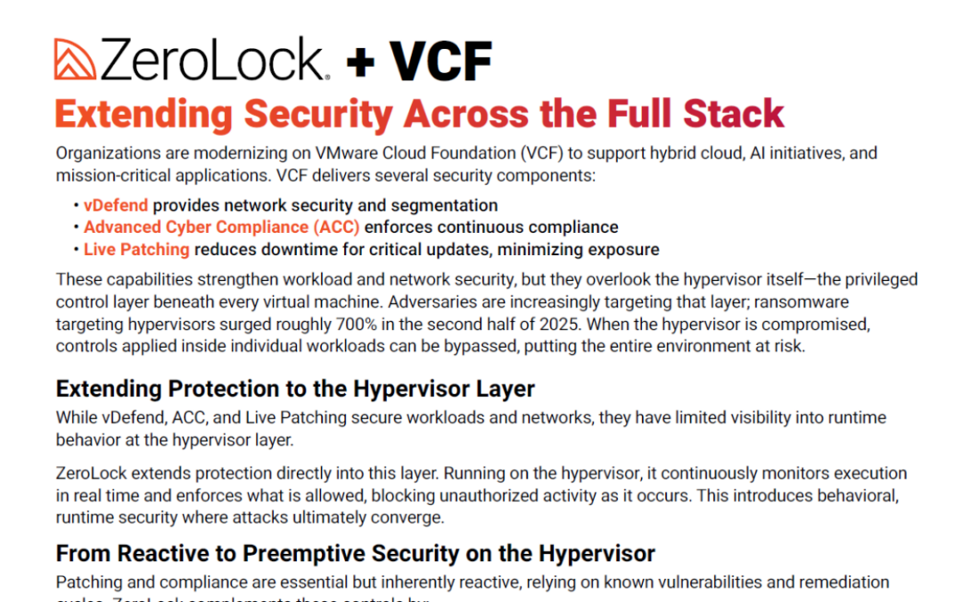 Extending Security Across the Full Stack