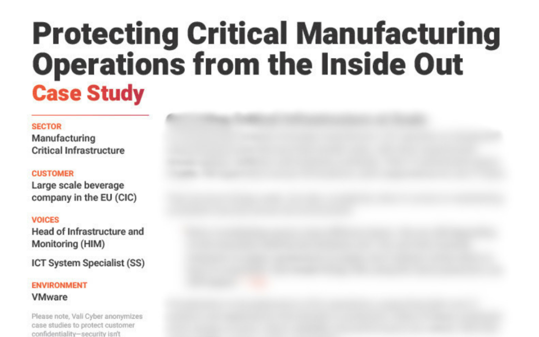 Case Study: Manufacturing