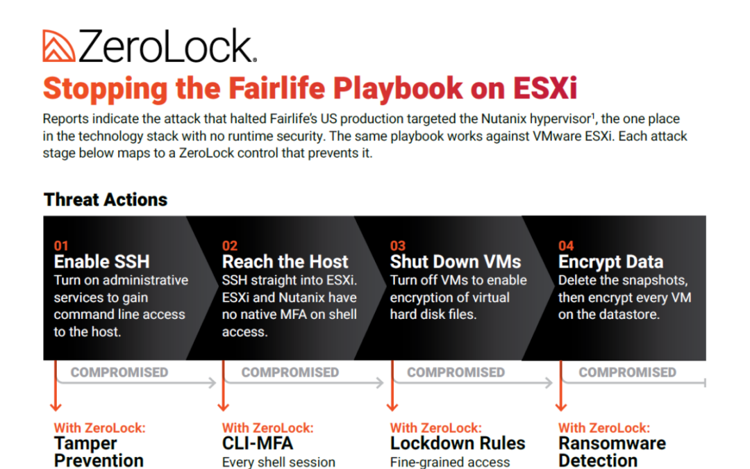 Stopping the Fairlife Playbook on ESXi